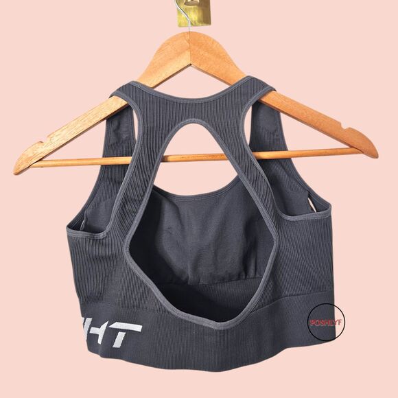 ECHT Arise Scrunch Sports Bra Set Medium Gray Beige - Picture 7 of 9